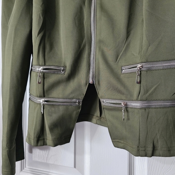 Zeagoo Zippered Front Cropped Blazer Jacket - Size XL - Picture 11 of 15